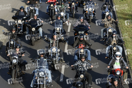 Biker Demo in Berlin