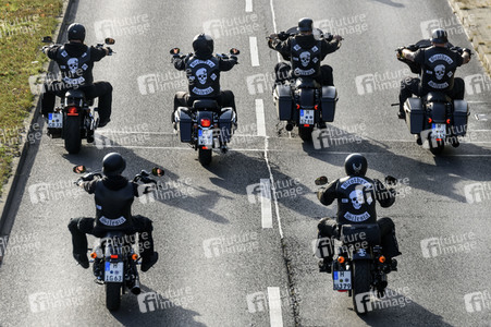 Biker Demo in Berlin