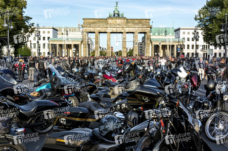 Biker Demo in Berlin