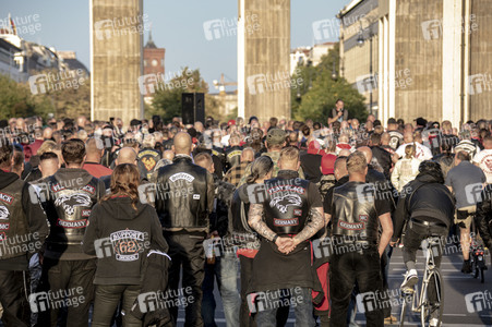 Biker Demo in Berlin
