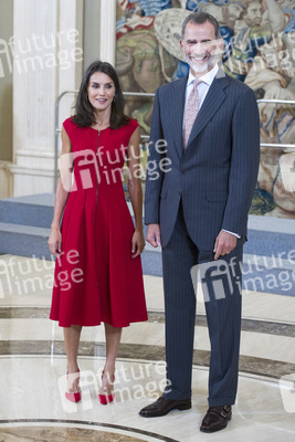 Empfang für das spanische Basketball-Team in Madrid