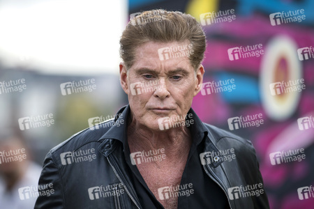 Photocall mit David Hasselhoff in Berlin