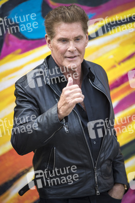 Photocall mit David Hasselhoff in Berlin