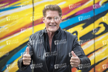 Photocall mit David Hasselhoff in Berlin