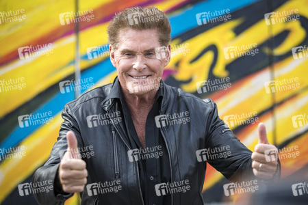 Photocall mit David Hasselhoff in Berlin