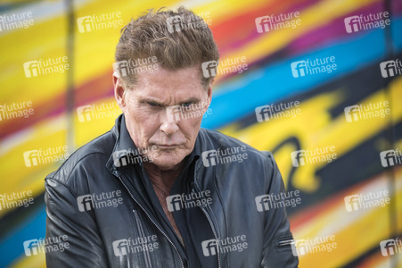Photocall mit David Hasselhoff in Berlin