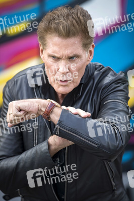 Photocall mit David Hasselhoff in Berlin