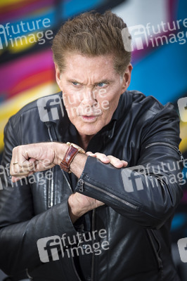 Photocall mit David Hasselhoff in Berlin