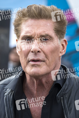 Photocall mit David Hasselhoff in Berlin