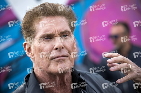Photocall mit David Hasselhoff in Berlin