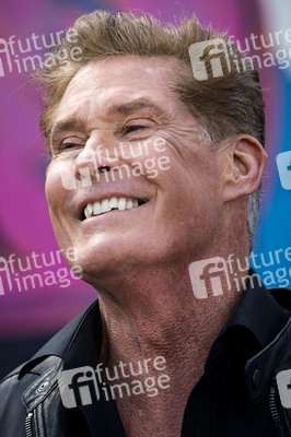 Photocall mit David Hasselhoff in Berlin