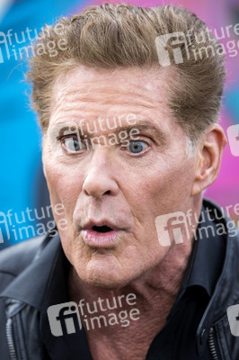 Photocall mit David Hasselhoff in Berlin