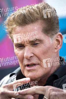 Photocall mit David Hasselhoff in Berlin