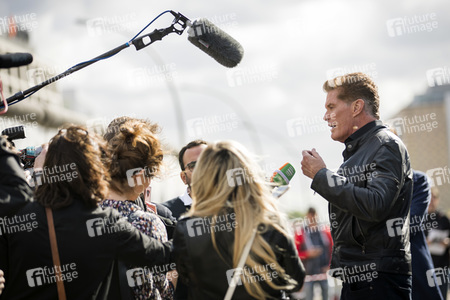 Photocall mit David Hasselhoff in Berlin
