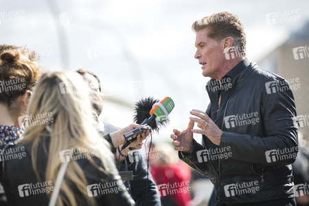 Photocall mit David Hasselhoff in Berlin