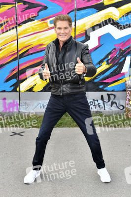 Photocall mit David Hasselhoff in Berlin