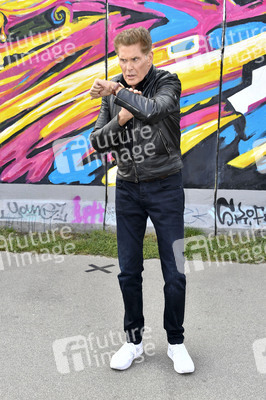 Photocall mit David Hasselhoff in Berlin