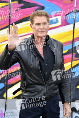 Photocall mit David Hasselhoff in Berlin