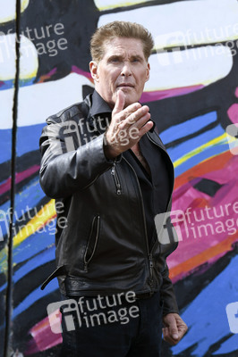Photocall mit David Hasselhoff in Berlin