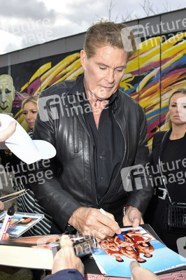 Photocall mit David Hasselhoff in Berlin