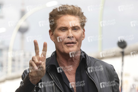 Photocall mit David Hasselhoff in Berlin