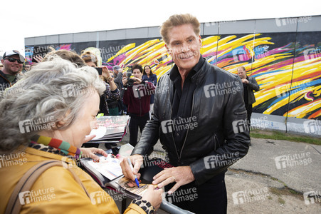 Photocall mit David Hasselhoff in Berlin
