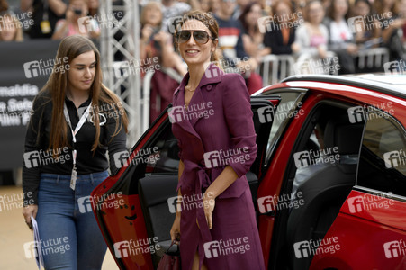 Ankunft von Barbara Lennie auf dem San Sebastian Film Festival 2019