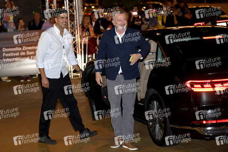 Ankunft von Sam Neill auf dem San Sebastian Film Festival 2019