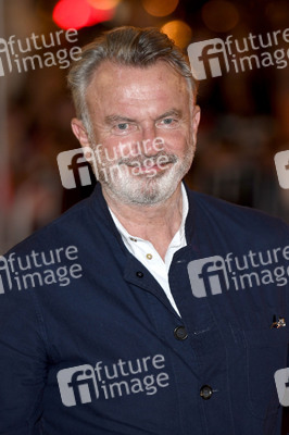 Ankunft von Sam Neill auf dem San Sebastian Film Festival 2019