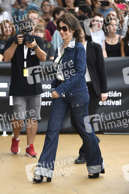 Ankunft von Juliette Binoche auf dem San Sebastian International Film Festival 2019