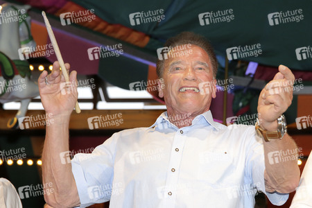 Arnold Schwarzenegger auf dem Oktoberfest 2019 in München