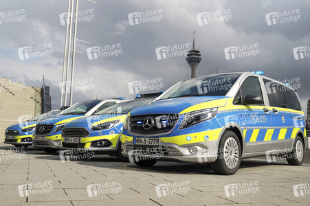 Vorstellung der neuen Streifenwagen der Polizei NRW in Düsseldorf