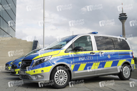 Vorstellung der neuen Streifenwagen der Polizei NRW in Düsseldorf