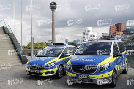 Vorstellung der neuen Streifenwagen der Polizei NRW in Düsseldorf