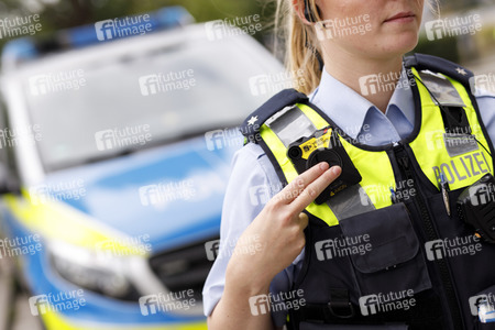 Vorstellung der Body-Cams für Polizisten in Köln