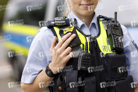Vorstellung der Body-Cams für Polizisten in Köln