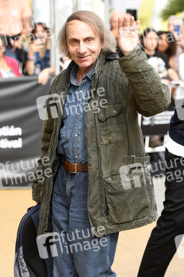 Ankunft von Michel Houellebecq auf dem San Sebastian International Film Festival 2019