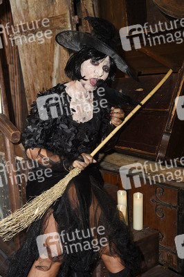 Halloween Photoshooting mit Natascha Ochsenknecht in Berlin