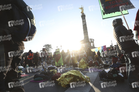 Extinction Rebellion Protestaktion in Berlin