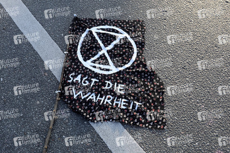 Extinction Rebellion Protestaktion in Berlin