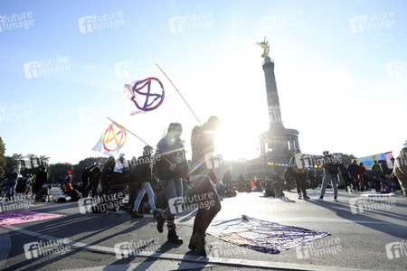 Extinction Rebellion Protestaktion in Berlin