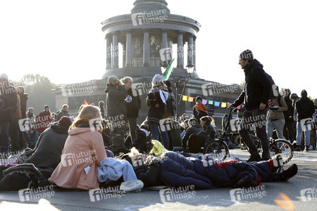 Extinction Rebellion Protestaktion in Berlin