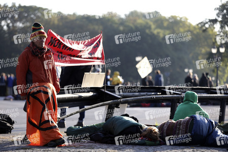 Extinction Rebellion Protestaktion in Berlin
