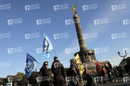 Extinction Rebellion Protestaktion in Berlin