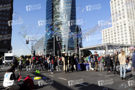 Extinction Rebellion Protestaktion in Berlin