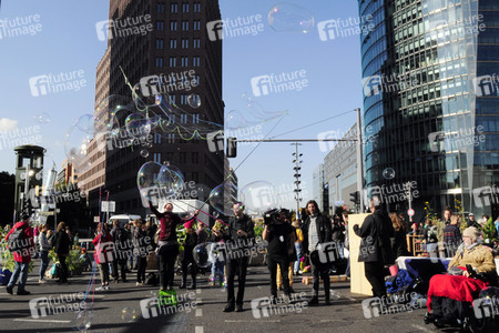Extinction Rebellion Protestaktion in Berlin