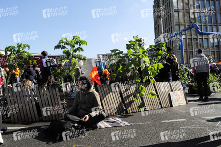 Extinction Rebellion Protestaktion in Berlin