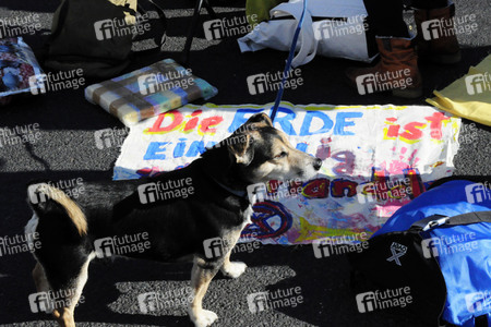 Extinction Rebellion Protestaktion in Berlin