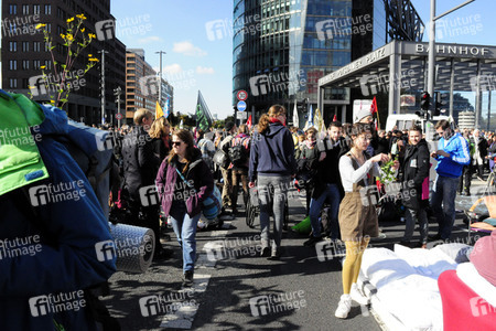 Extinction Rebellion Protestaktion in Berlin