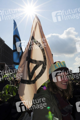 Extinction Rebellion Protestaktion in Berlin
